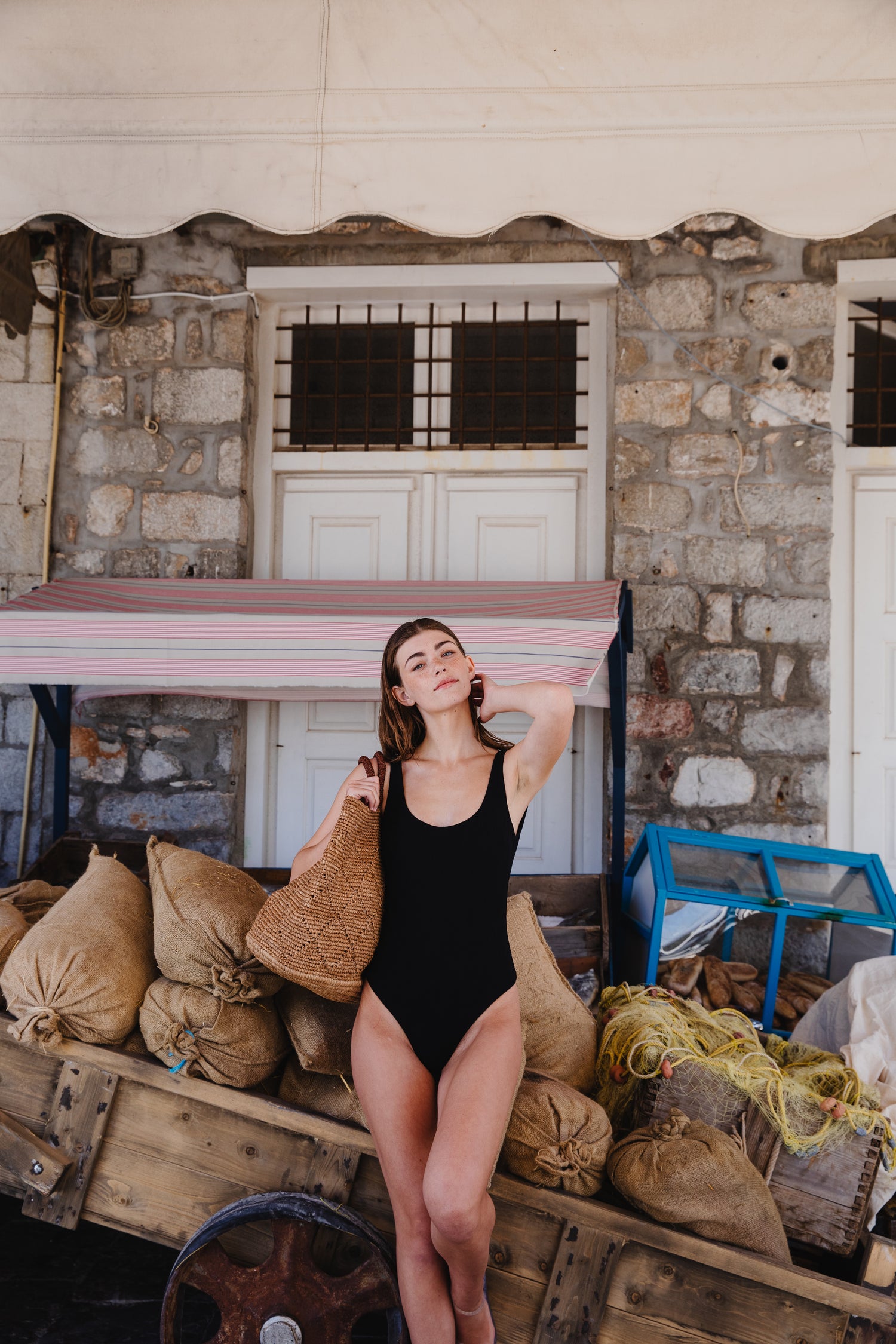 Aimée - Raffia Tote Bag